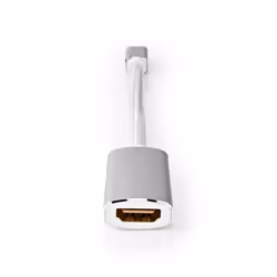Nedis CCTB37650AL02 câble vidéo et adaptateur 0,2 m HDMI Type A (Standard) Mini DisplayPort Argent