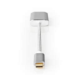 Nedis CCTB64680AL02 adaptateur graphique USB Argent