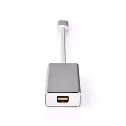Nedis CCTB64550AL02 câble vidéo et adaptateur 0,2 m USB Type-C Mini DisplayPort Argent