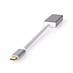 Nedis CCTB64550AL02 câble vidéo et adaptateur 0,2 m USB Type-C Mini DisplayPort Argent - Vue supplémentaire 4