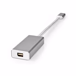 Nedis CCTB64550AL02 câble vidéo et adaptateur 0,2 m USB Type-C Mini DisplayPort Argent - Vue supplémentaire 5