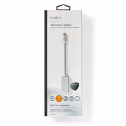 Nedis CCTB64550AL02 câble vidéo et adaptateur 0,2 m USB Type-C Mini DisplayPort Argent - Vue supplémentaire 6
