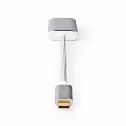 Nedis CCTB64580AL02, 0,2 m, USB Type-C, Mini DisplayPort, Mâle, Femelle, Droit