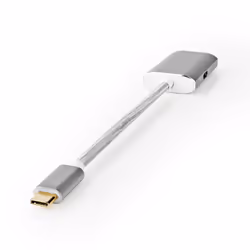 Nedis CCTB64580AL02 câble vidéo et adaptateur 0,2 m USB Type-C Mini DisplayPort Argent - Vue supplémentaire 5