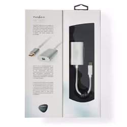 Nedis CCTB64580AL02 câble vidéo et adaptateur 0,2 m USB Type-C Mini DisplayPort Argent - Vue supplémentaire 8