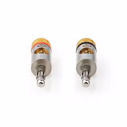 Nedis CATB26900GD connecteur de fils Banana Or, Argent