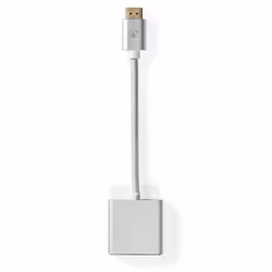 Nedis CCTB34900AL02 câble vidéo et adaptateur 0,2 m HDMI Type A (Standard) VGA (D-Sub) Argent