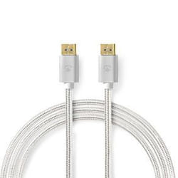 Nedis CCTB37014AL20 câble DisplayPort 2 m Argent
