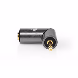 Nedis CATB22975GY changeur de genre de câble 3.5 mm 3,5 mm Or, Gris, Métallique