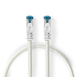 Nedis CCTB85321AL05 câble de réseau Argent 0,5 m Cat6a S/FTP (S-STP)