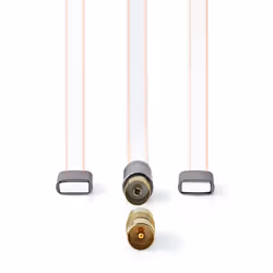 Nedis ANFMTB105GY20 câble coaxial 2 m Gris