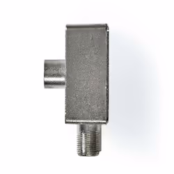 Nedis CSGP40970ME séparateur ou commutateur de câbles Diviseur de câbles Métallique, Argent