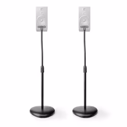 Nedis SPMT2750BK support de haut-parleurs Sol Acrylonitrile-Butadiène-Styrène (ABS), Acier Noir - Vue supplémentaire 5
