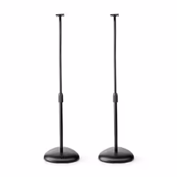 Nedis SPMT2750BK support de haut-parleurs Sol Acrylonitrile-Butadiène-Styrène (ABS), Acier Noir - Vue supplémentaire 6