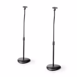 Nedis SPMT2750BK support de haut-parleurs Sol Acrylonitrile-Butadiène-Styrène (ABS), Acier Noir - Vue supplémentaire 7