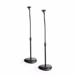 Nedis SPMT2750BK support de haut-parleurs Sol Acrylonitrile-Butadiène-Styrène (ABS), Acier Noir - Vue supplémentaire 8