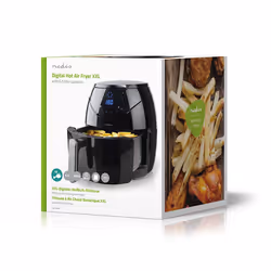 Nedis KAAF250EBK Friteuse à air chaud 6,5L 1800W Noir - Vue supplémentaire 17