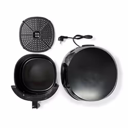 Nedis KAAF250EBK Friteuse à air chaud 6,5L 1800W Noir - Vue supplémentaire 19