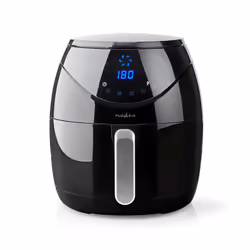 Nedis KAAF250EBK friteuse Unique 6,5 L Autonome 1800 W Friteuse d’air chaud Noir