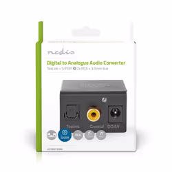 Nedis ACON2510BK convertisseur audio Noir - Vue supplémentaire 10