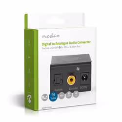 Nedis ACON2510BK convertisseur audio Noir - Vue supplémentaire 12