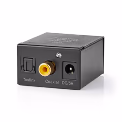 Nedis ACON2510BK convertisseur audio Noir - Vue supplémentaire 7