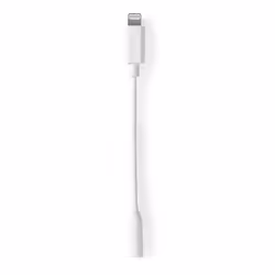 Nedis CCGB39950WT01, 0,1 m, Apple Lightning 8-Pin, 3,5 mm, Mâle, Femelle, Blanc