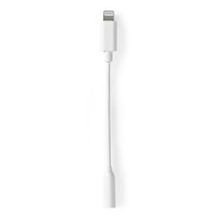 Nedis CCGB39950WT01 câble Lightning 0,1 m Blanc