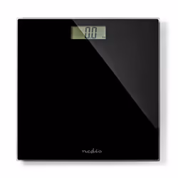 Nedis PESC500BK, Pèse-personne électronique, 150 kg, 100 g, Noir, kg, Carré