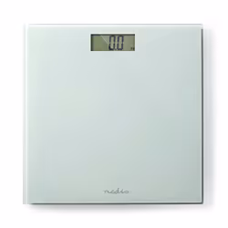 Nedis PESC500WT, Pèse-personne électronique, 150 kg, 100 g, Blanc, kg, Carré