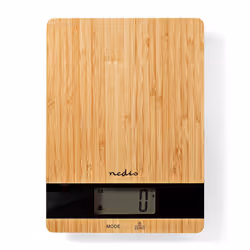 Nedis KASC600WD escabeaux de cuisine Bois Comptoir Rectangle Balance de ménage électronique