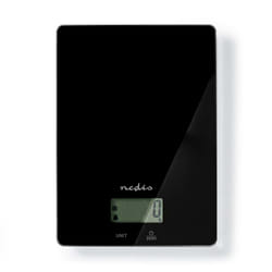Nedis KASC610BK escabeaux de cuisine Noir Comptoir Rectangle Balance de ménage électronique