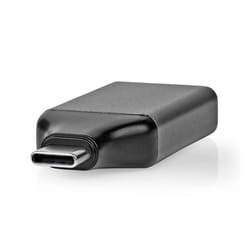 Nedis CCGP64350GY changeur de genre de câble USB C DisplayPort Noir