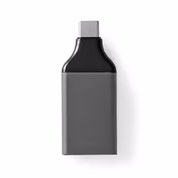 Nedis CCGP64350GY changeur de genre de câble USB C DisplayPort Noir - Vue supplémentaire 5