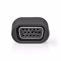 Nedis CCGP64850GY câble vidéo et adaptateur USB Type-C VGA (D-Sub) Noir - Vue supplémentaire 4