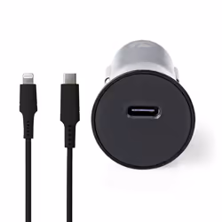 Nedis CCPDL20W111BK chargeur d'appareils mobiles Universel Noir Allume-cigare Auto