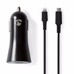 Nedis CCPDL20W111BK chargeur d'appareils mobiles Universel Noir Allume-cigare Auto - Vue supplémentaire 9