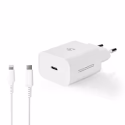 Nedis WCPDL20W112WT, Intérieure, Secteur, 12 V, 1 m, Blanc