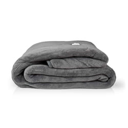 Nedis PEBL150CGY couverture et coussin chauffant Couverture chauffante 120 W Gris Toison