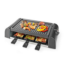 Nedis FCRA220FBK6 raclette 6 personne(s) 1000 W Noir