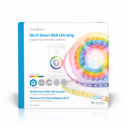 Nedis WIFILS51CRGB éclairage intelligent Eclairage intelligent par bande Wi-Fi Blanc - Vue supplémentaire 10