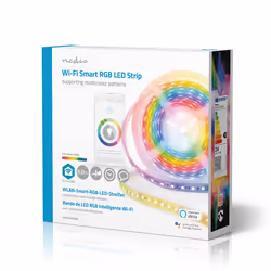 Nedis WIFILS51CRGB éclairage intelligent Eclairage intelligent par bande Wi-Fi Blanc - Vue supplémentaire 11