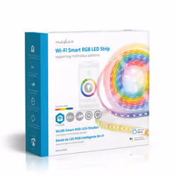 Nedis WIFILS51CRGB éclairage intelligent Eclairage intelligent par bande Wi-Fi Blanc - Vue supplémentaire 12