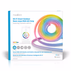 Nedis WIFILN51CRGB éclairage intelligent Eclairage intelligent par bande Wi-Fi Blanc - Vue supplémentaire 10