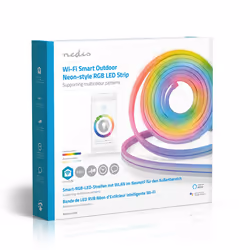 Nedis WIFILN51CRGB éclairage intelligent Eclairage intelligent par bande Wi-Fi Blanc - Vue supplémentaire 12