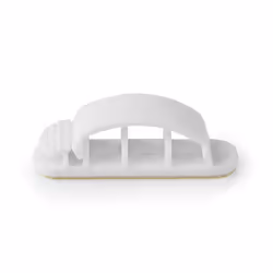 Nedis CMGC22033WT, Pince de câble, Sur bureau/mural, Polypropylène (PP), Blanc