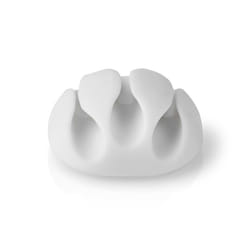 Nedis CMGC20034WT range-câbles Sur bureau/mural Pince de câble Blanc 4 pièce(s)