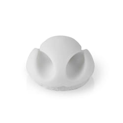 Nedis CMGC20026WT range-câbles Sur bureau/mural Pince de câble Blanc 6 pièce(s)