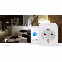 Nedis WIFIP121EWT Prise intelligente 3680 W Maison, Bureau Blanc - Vue supplémentaire 11
