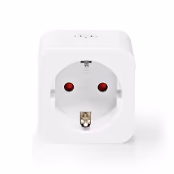 Nedis WIFIP121EWT Prise intelligente 3680 W Maison, Bureau Blanc